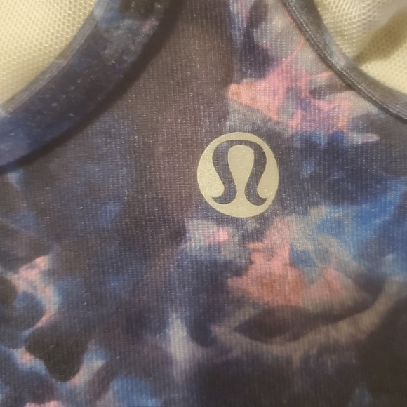 Lululemon Power Y Tank Luon Moody Mirage Bark Berry Deep Navy - Picture 13 of 16